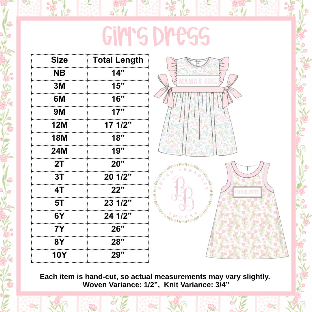 PO29: The Bell Still Rings Girl Dress