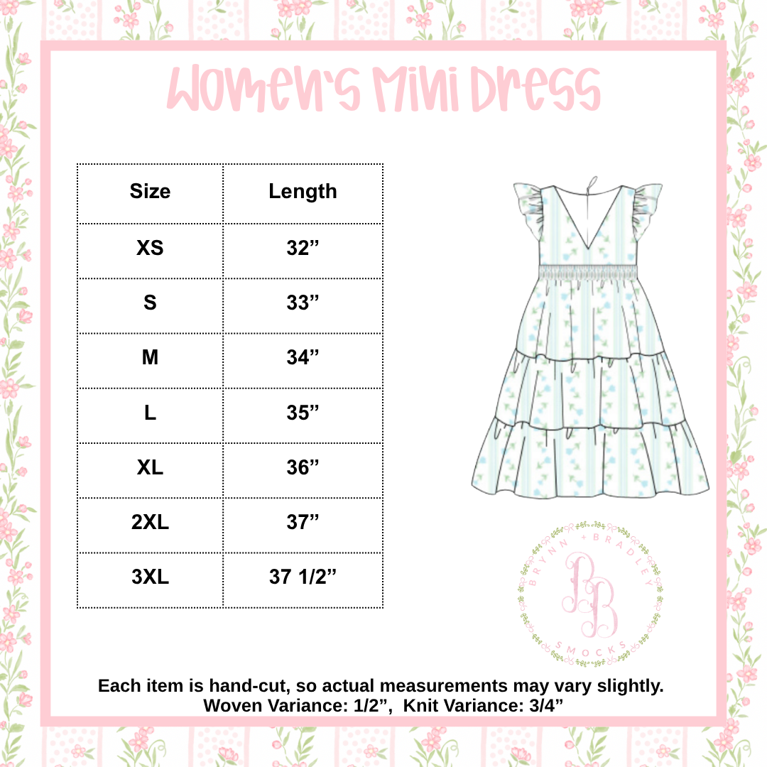 RTS: Mom + Me Fall Floral Mom Mini Dress
