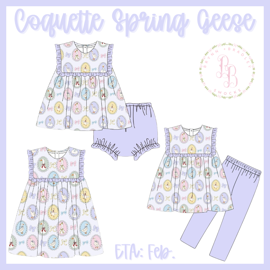 Preorder: Coquette Spring Geese Collection - ETA: February