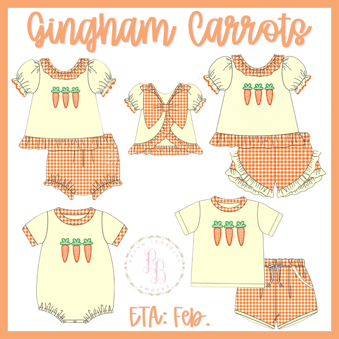 Preorder: Gingham Carrots Collection - ETA: February