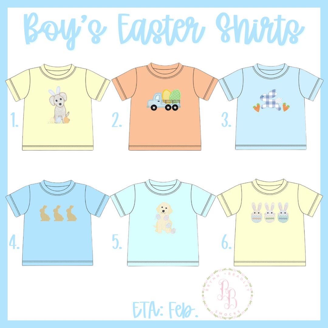 Preorder: Boy’s Easter Shirts Collection - ETA: February