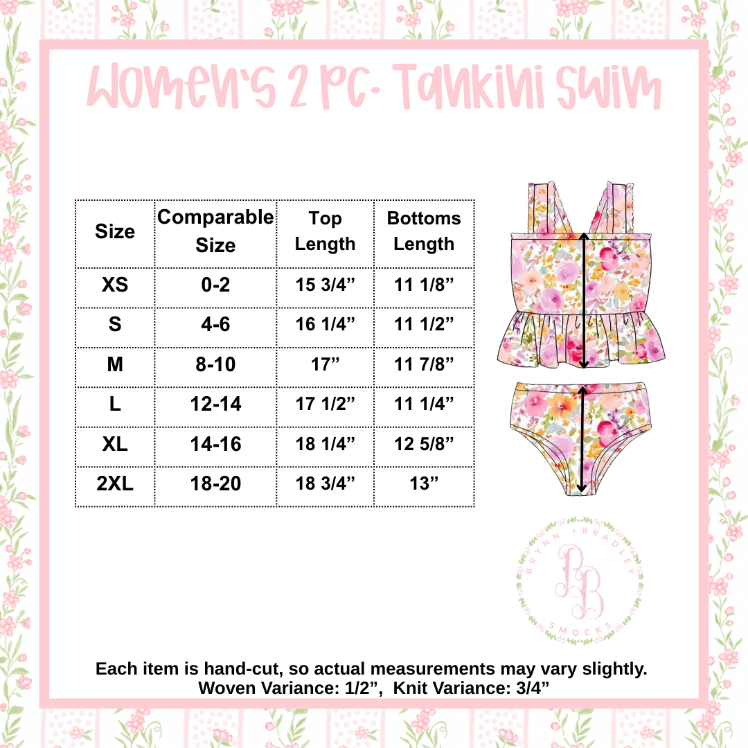 Mom 2 Pc. Tankini Swimsuit