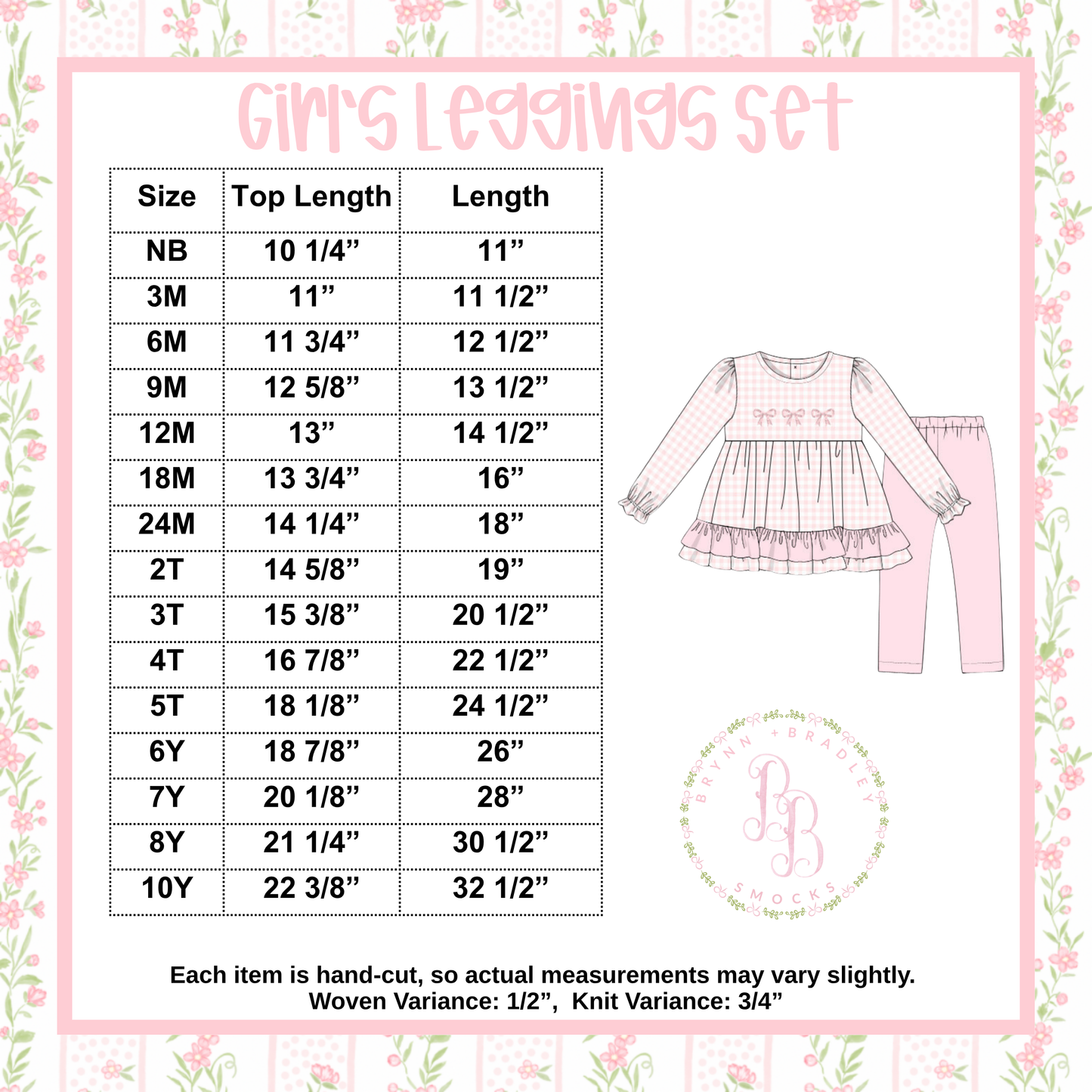 PO30: French Knot Gingerbread Girl Pants Set- ETA: October