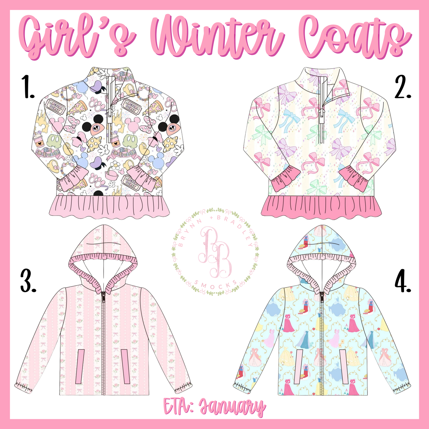 Preorder: Girl’s Winter Coats Collection - ETA: January