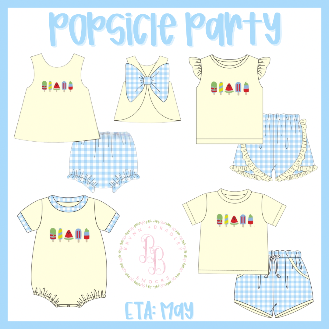 RTS: Boy’s Popsicle Party Shorts Set