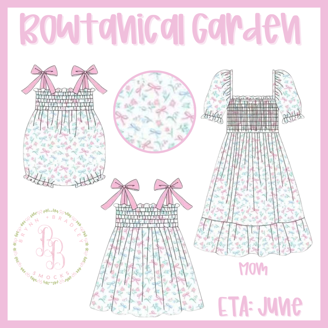 RTS: Bowtanical Garden Mom Dress