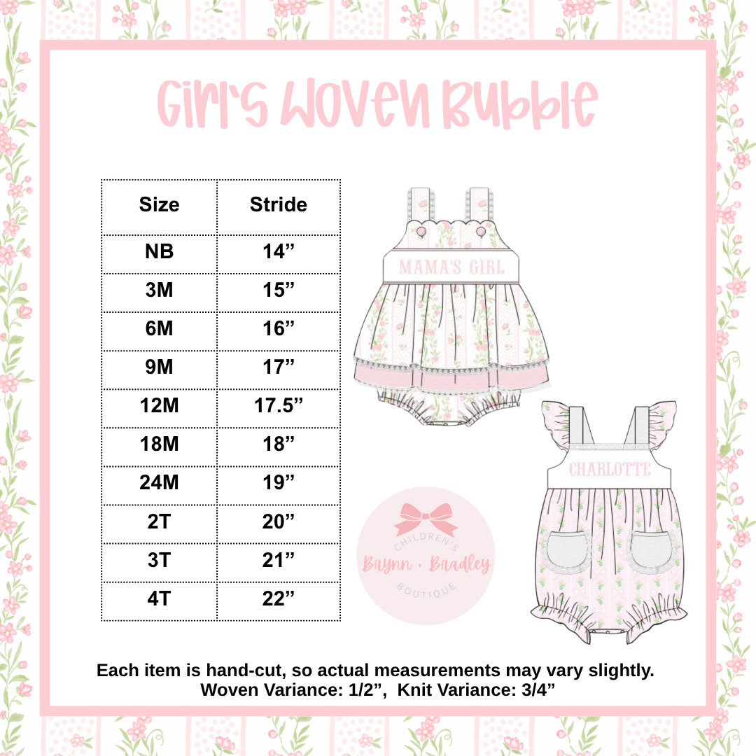 RTS: Girl’s Bitty Dot Nutcrackers Skirted Bubble