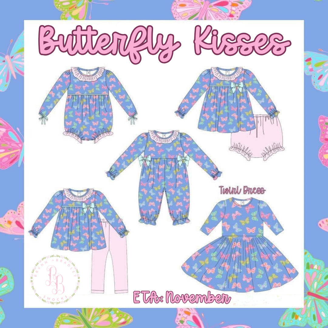 RTS: Butterfly Kisses Girl Pants Set