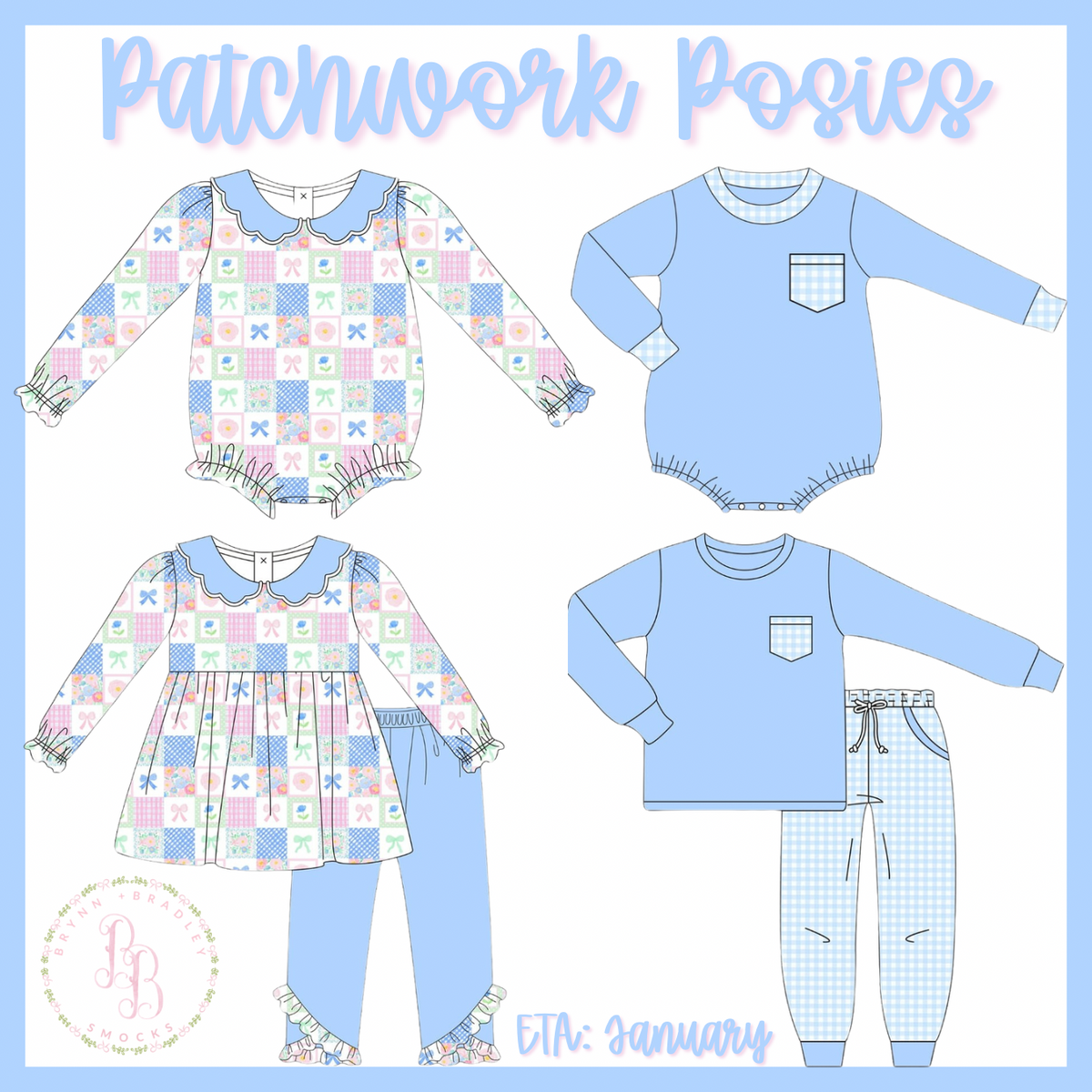 Preorder: Patchwork Posies Collection - ETA: January