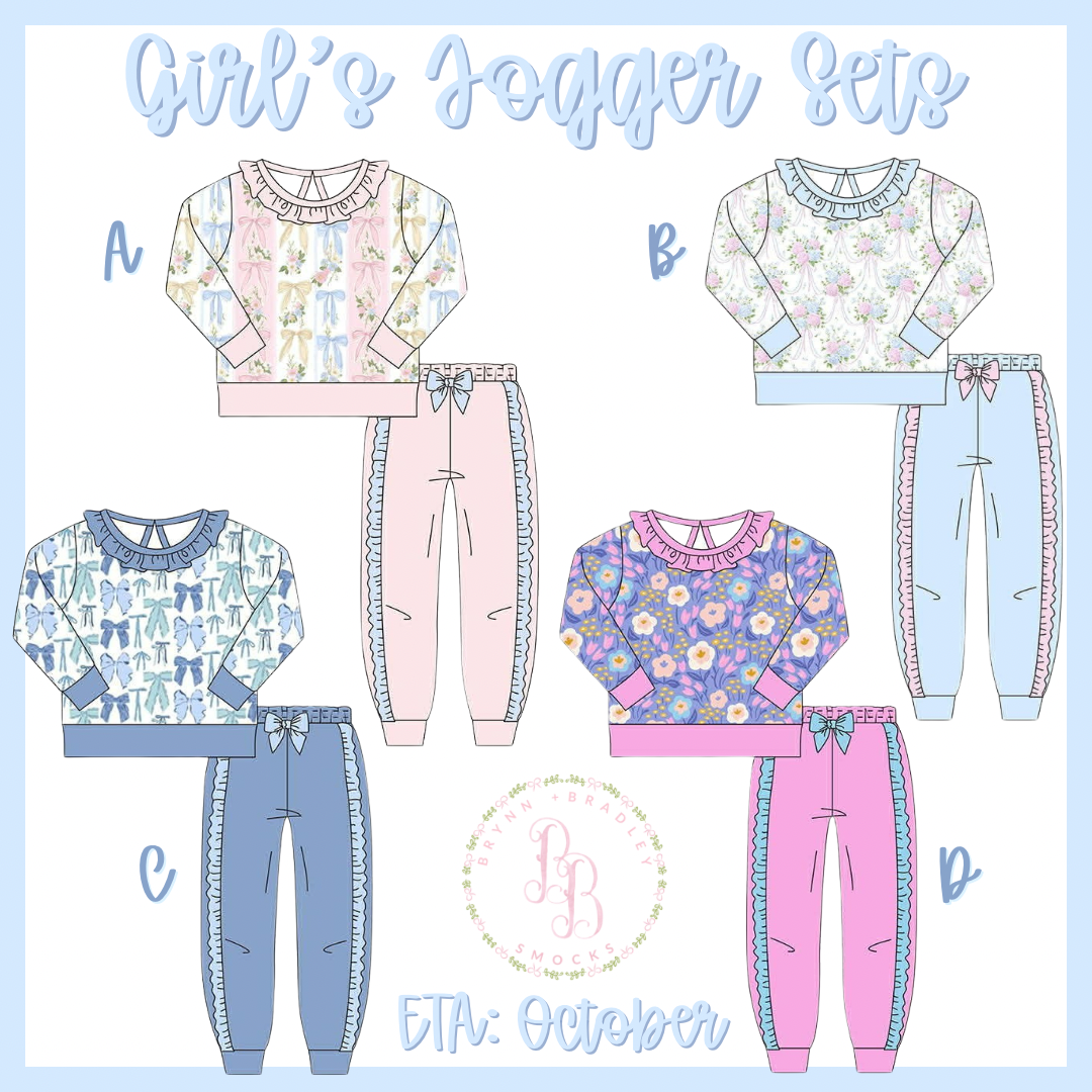 Preorder: Girl’s Jogger Sets Collection - ETA: October