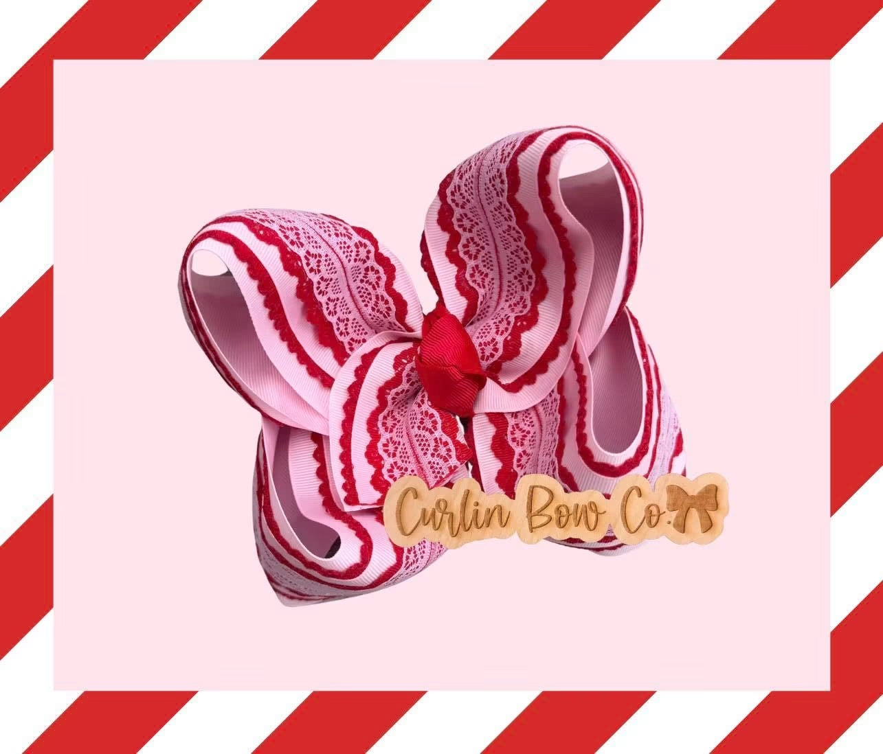 CBxB+B PO29: Candy Cane Lane Bow