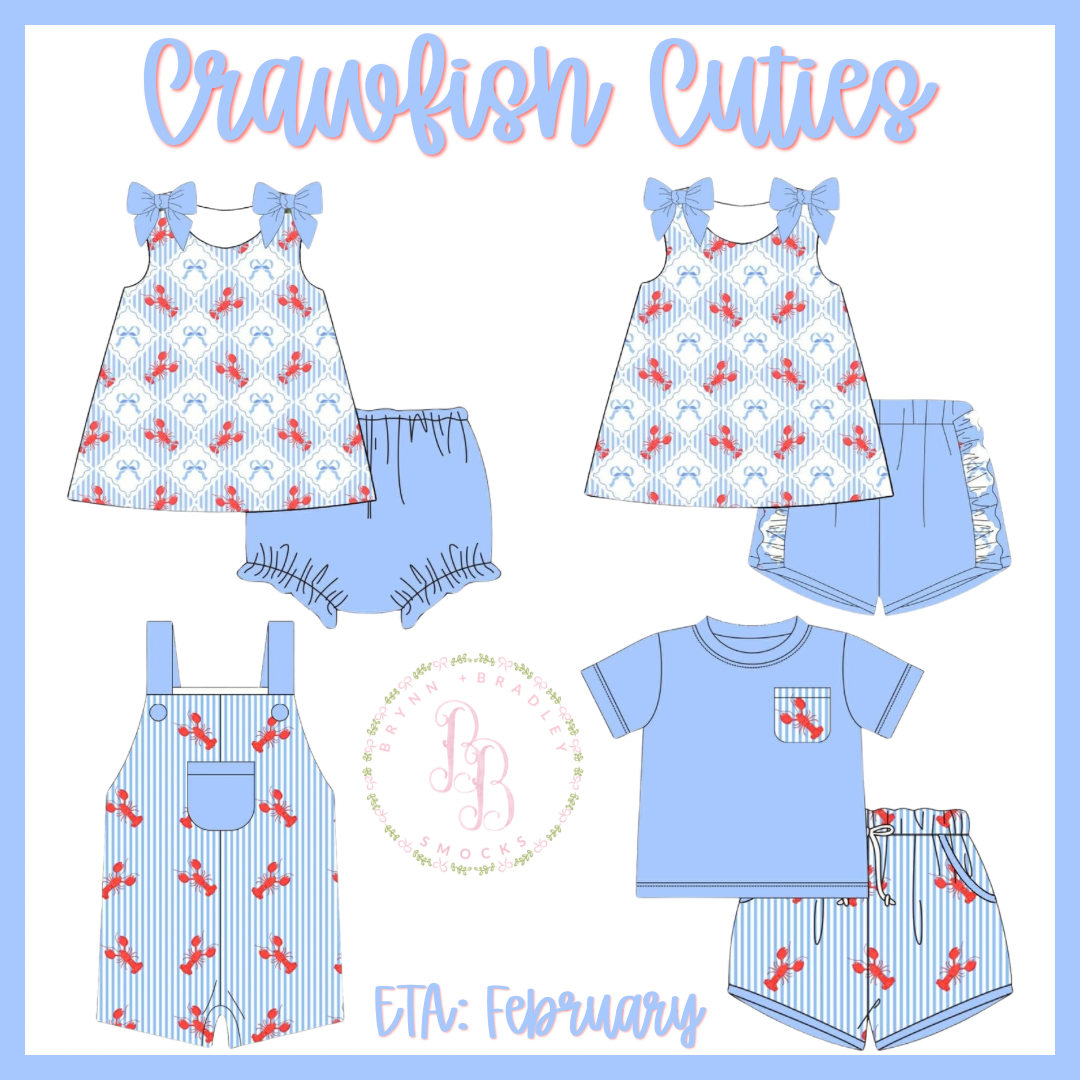 Preorder: Crawfish Cuties Collection - ETA: February