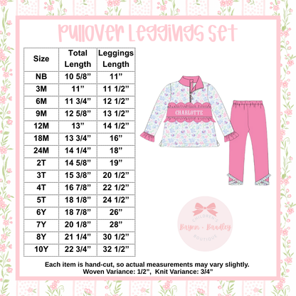 PO31: Parker’s Patchwork Ruffle Leggings Set- ETA: December