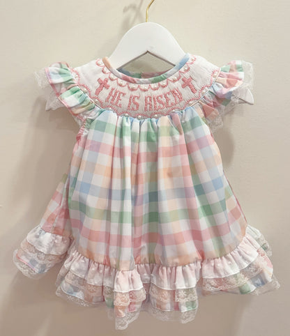 RTS: He is Risen Girl Skirted Bubble