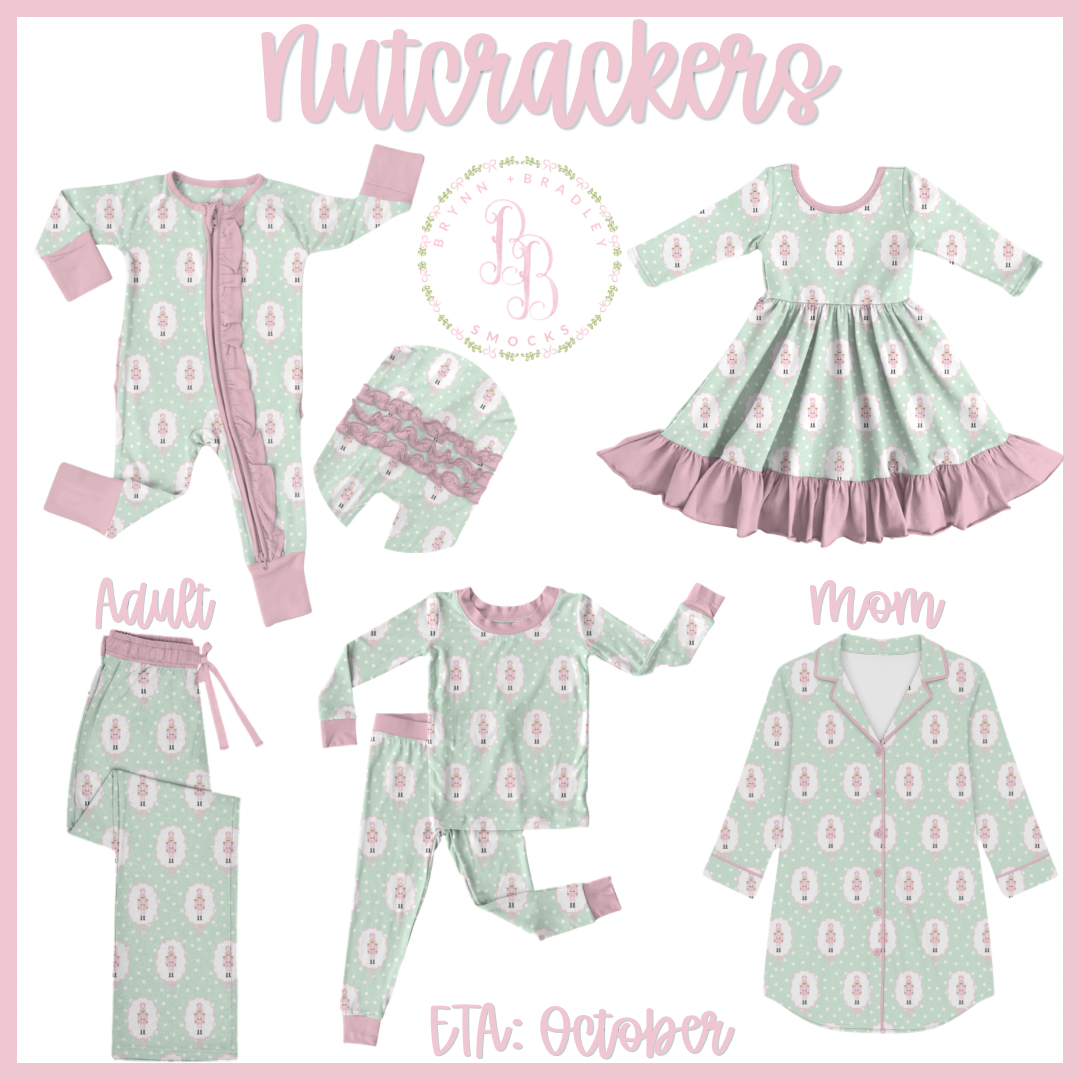 WS Preorder: Christmas Bamboo: Nutcrackers Collection- ETA: October