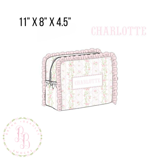 WS PO30: Emersyn’s Floral Smocked Accessory Bag- ETA: October