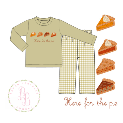 PO28: Here for the Pie Boy Pants Set