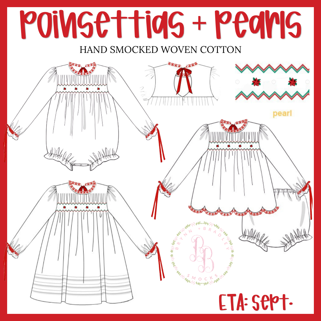PO29: Poinsettias + Pearls Girl Bubble