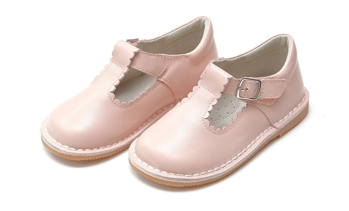 Preorder: Selina Scalloped T-Strap Mary Jane Shoe
