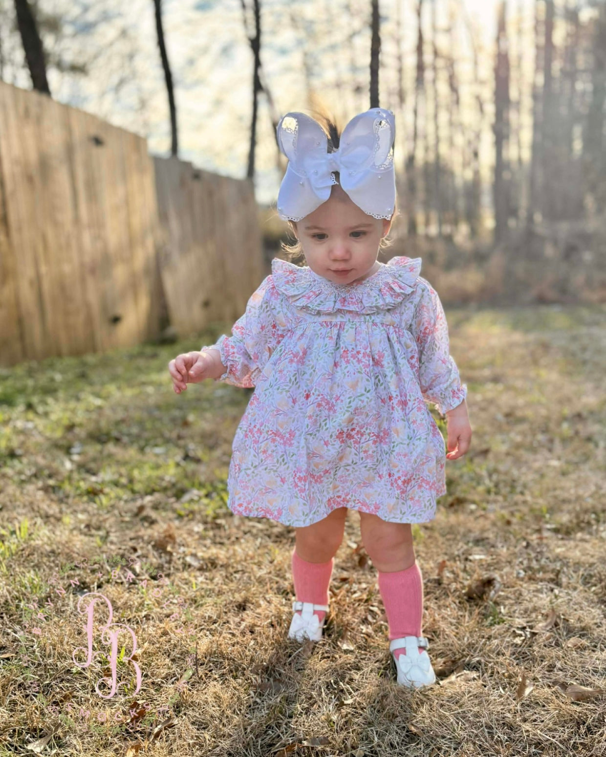 RTS: Petals + Pearls Girl Skirted Bubble