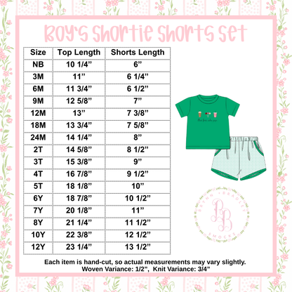 PO28: Boos + Bows Boy Shorts Set