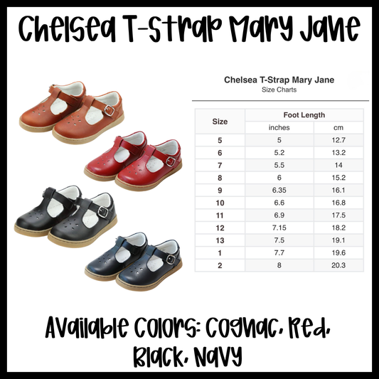 Preorder: Chelsea T-Strap Mary Jane Shoe