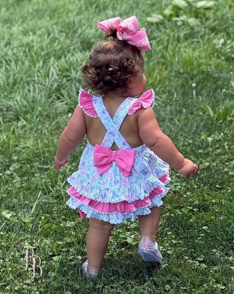 RTS: Poppy’s Pink Floral Girl Bubble