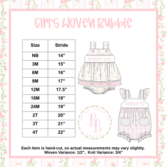 Girl Woven Bubble
