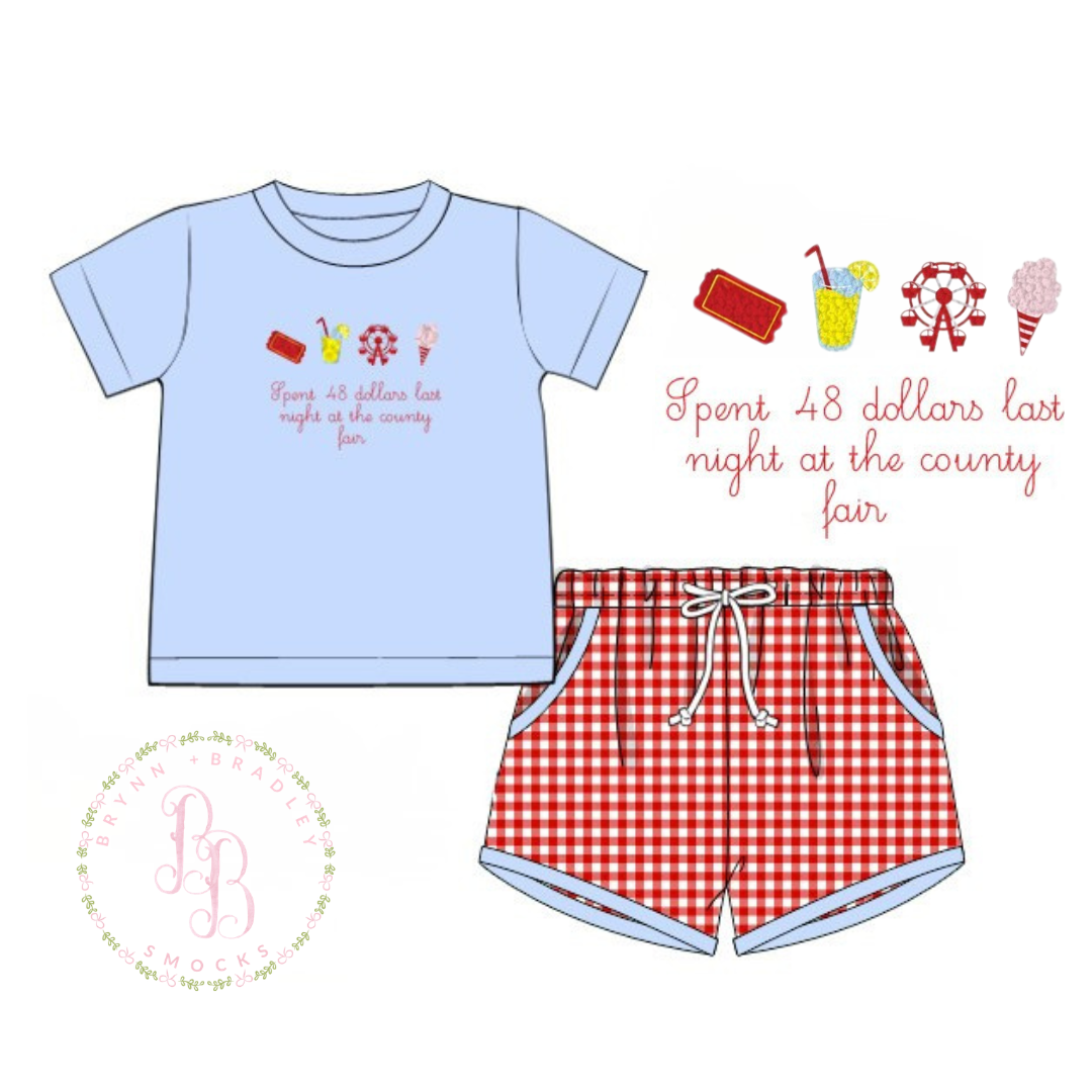 PO28: Fun at the Fair Boy Shorts Set
