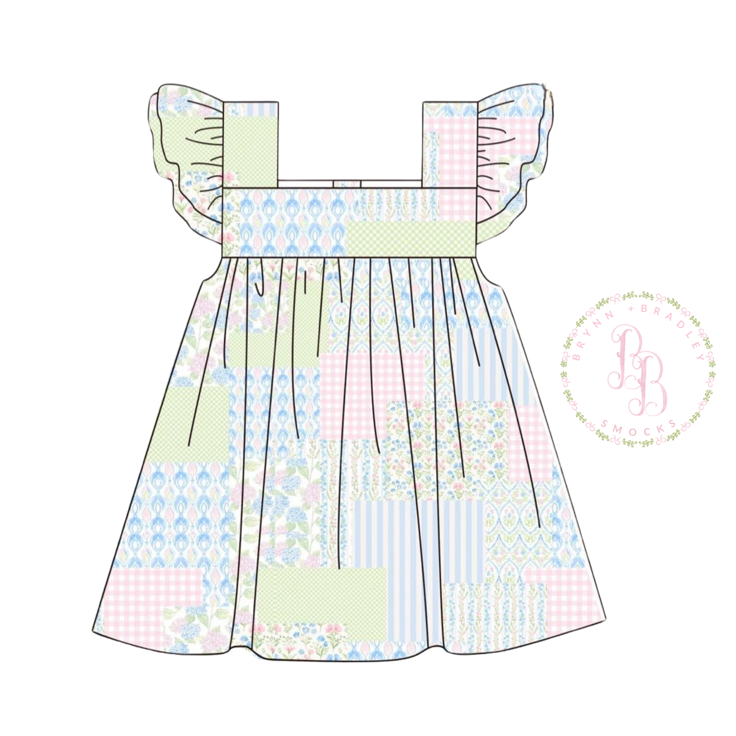 RTS: Patchwork Dreams Girl Dress