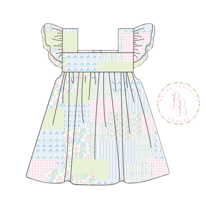 RTS: Patchwork Dreams Girl Dress