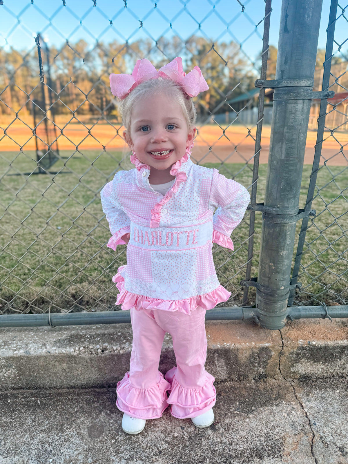PO31: Parker’s Patchwork Ruffle Pants Set- ETA: December