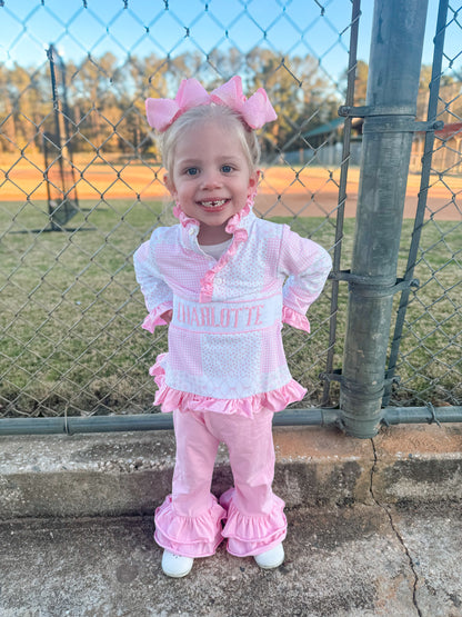 PO31: Parker’s Patchwork Ruffle Pants Set- ETA: December