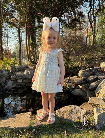 RTS: Vintage Rosebuds Girl Skirted Bubble