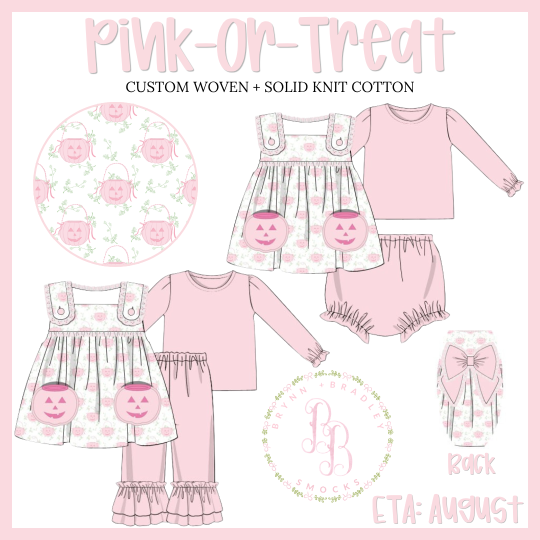 PO28: Pink-or-Treat Girl Pants Set