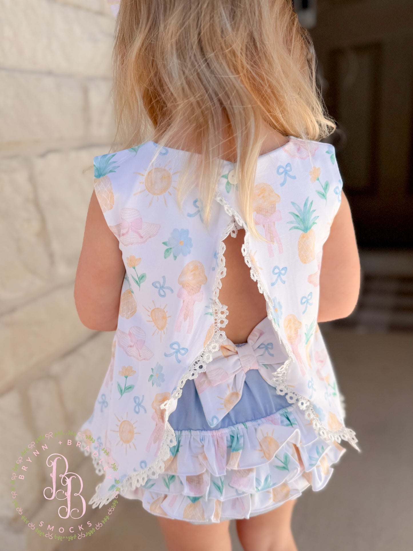 RTS: Sweet Sunshine Girl Diaper Set