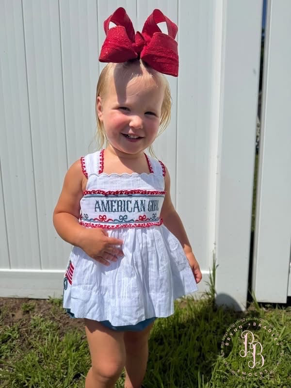 RTS: American Cuties “American Girl” Girl Diaper Set