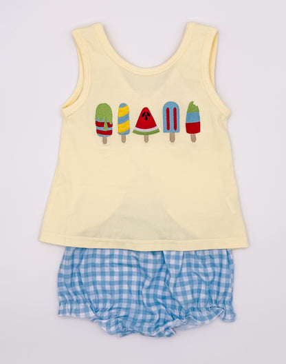 RTS: Girl’s Popsicle Party Diaper Set