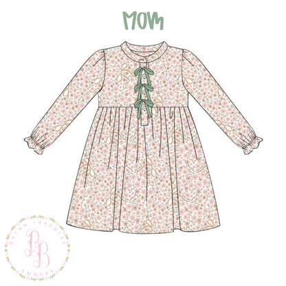 RTS: Mom + Me Fall Floral Mom Mini Dress