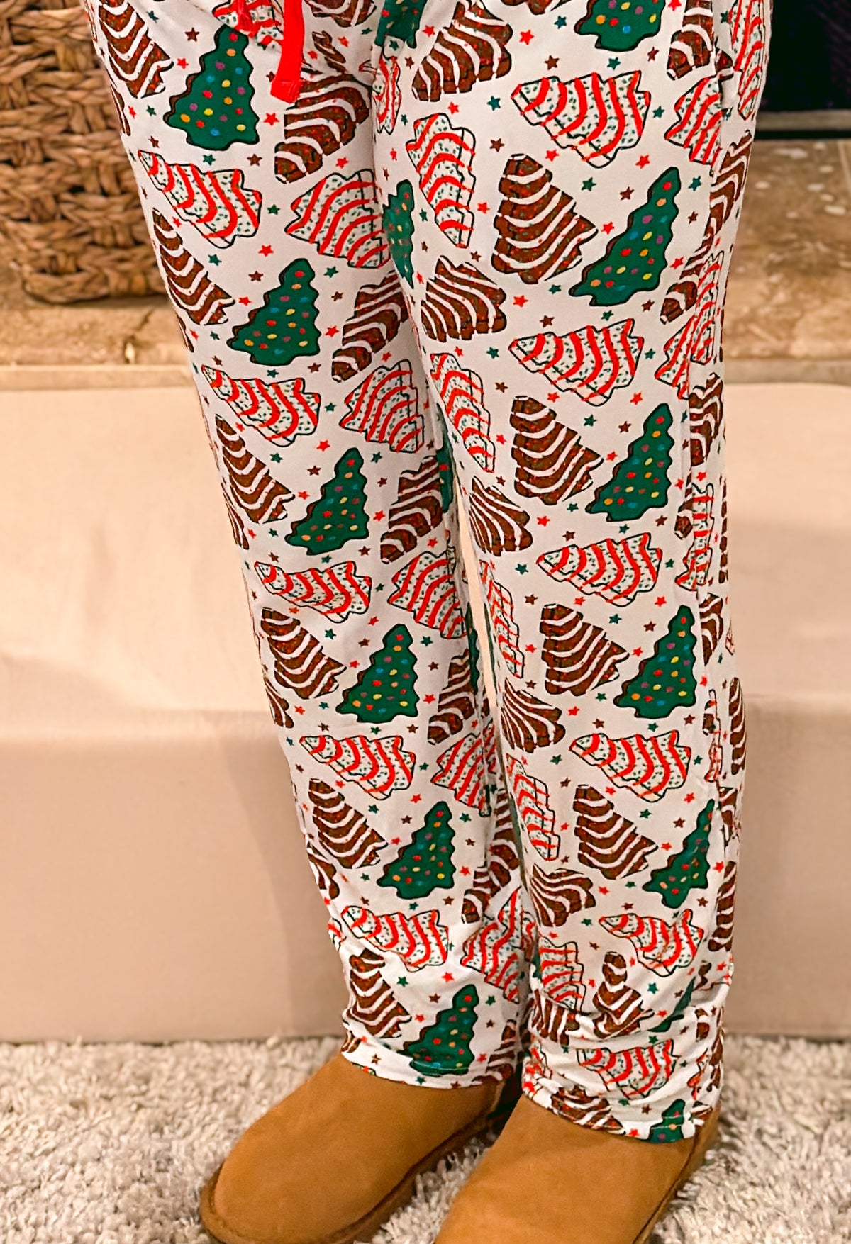 RTS: Christmas Tree Cakes Bamboo Adult Lounge Pants