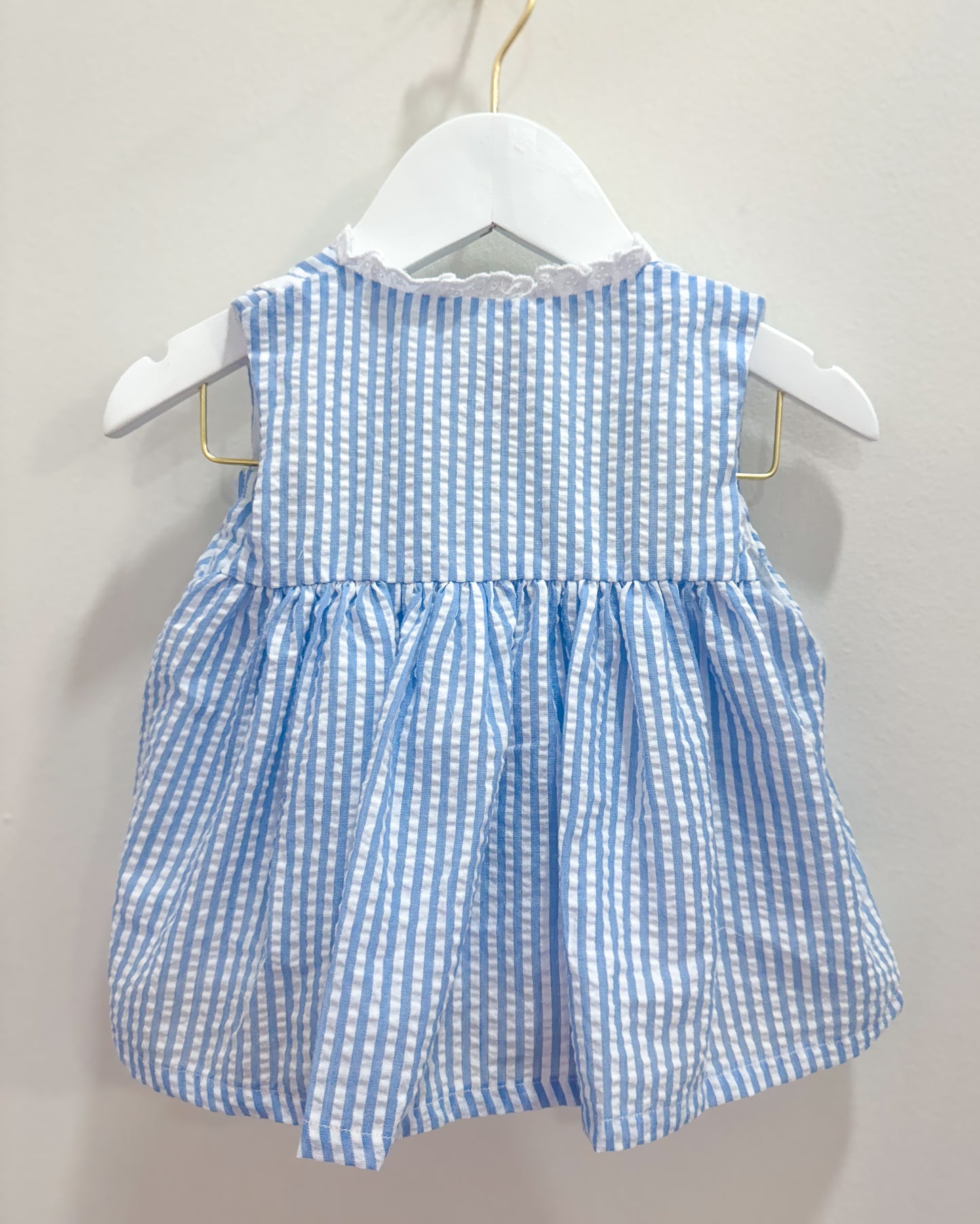 RTS: Hop Little Bunnies Girl Diaper Set **Dress Length 5T-6T!**
