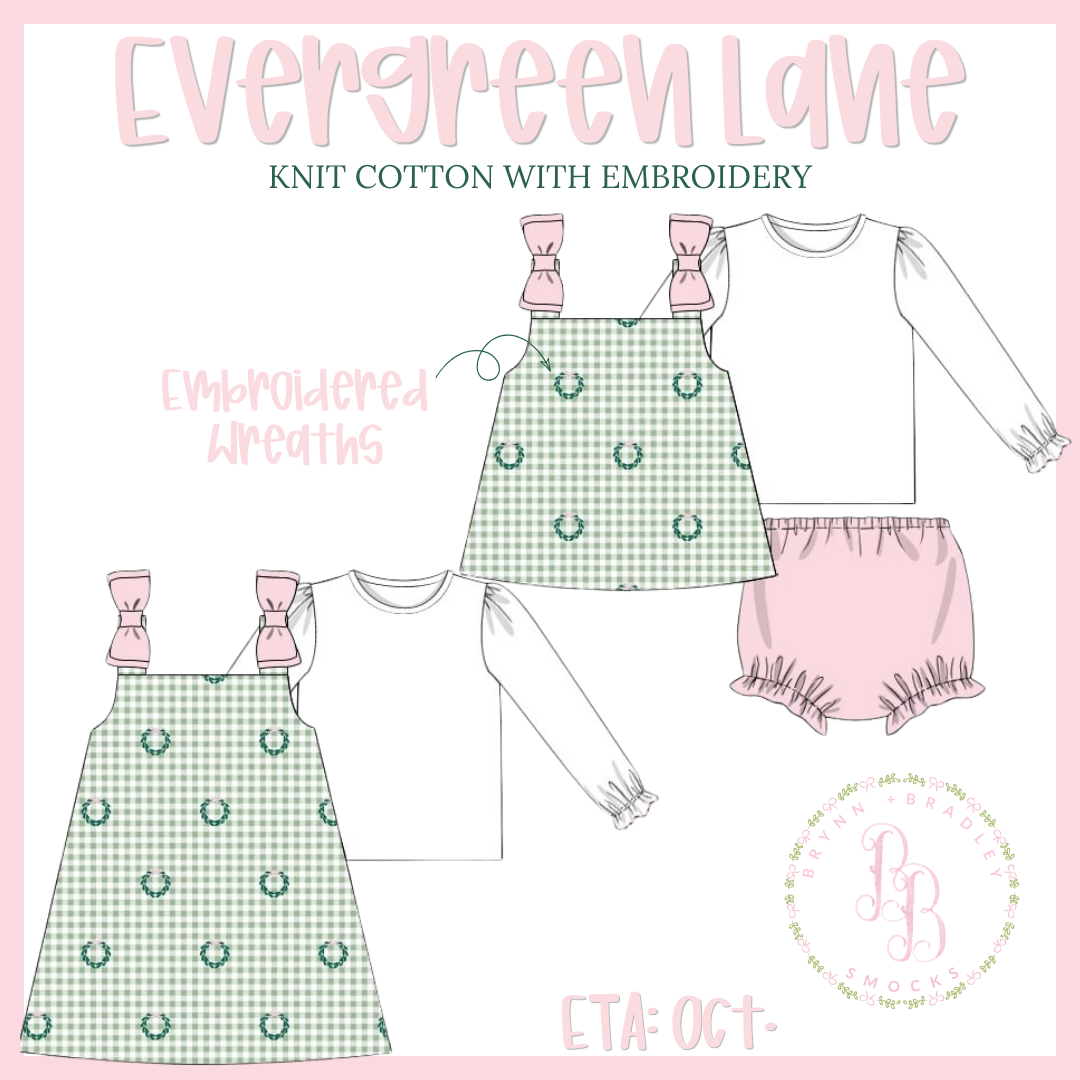 PO30: Evergreen Lane Girl Diaper Set- ETA: October