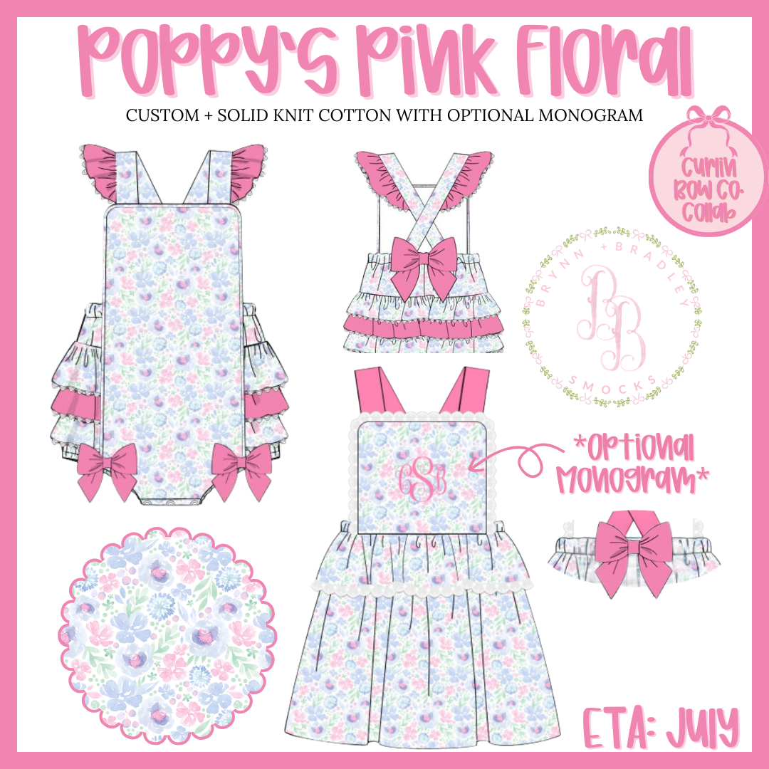 RTS: Poppy’s Pink Floral Girl Bubble