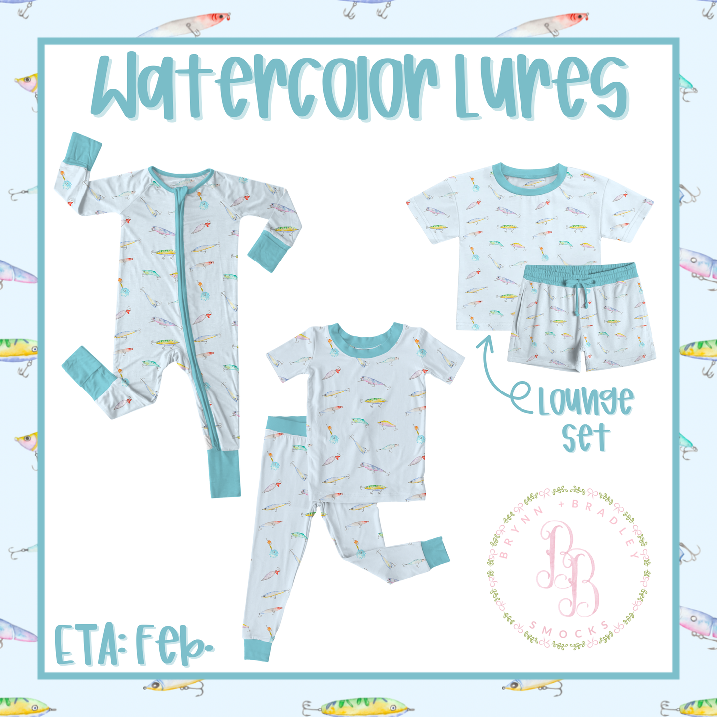 RTS: Lures Bamboo Short Sleeve Pants Set