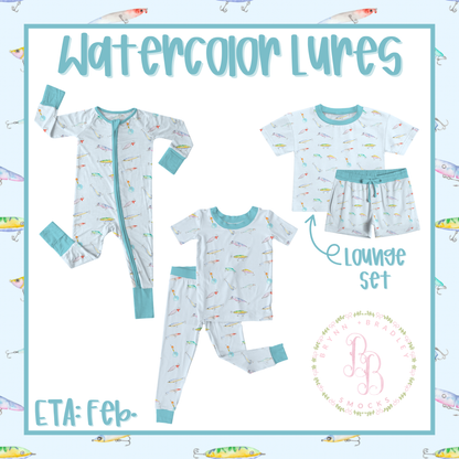 RTS: Lures Bamboo Short Sleeve Pants Set