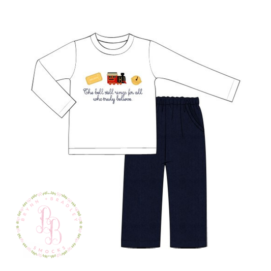 PO29: The Bell Still Rings Boy Pants Set