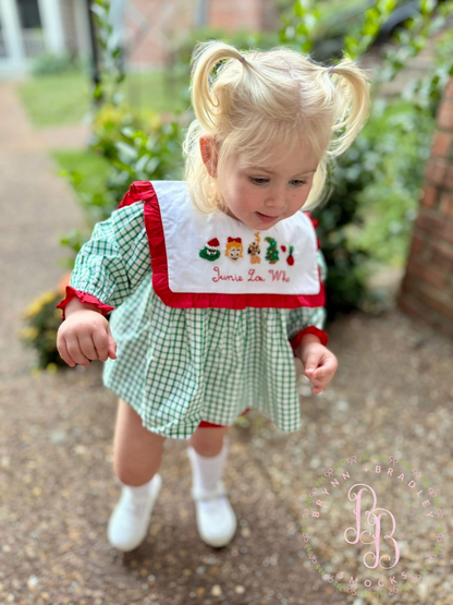 RTS: French Knot Whoville Girl Diaper Set