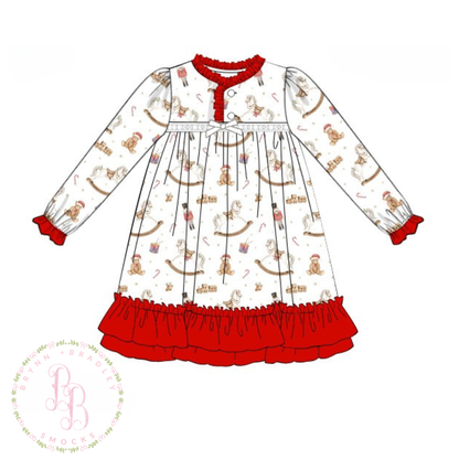 PO29: Toyland Family Pajamas Girl Nightgown