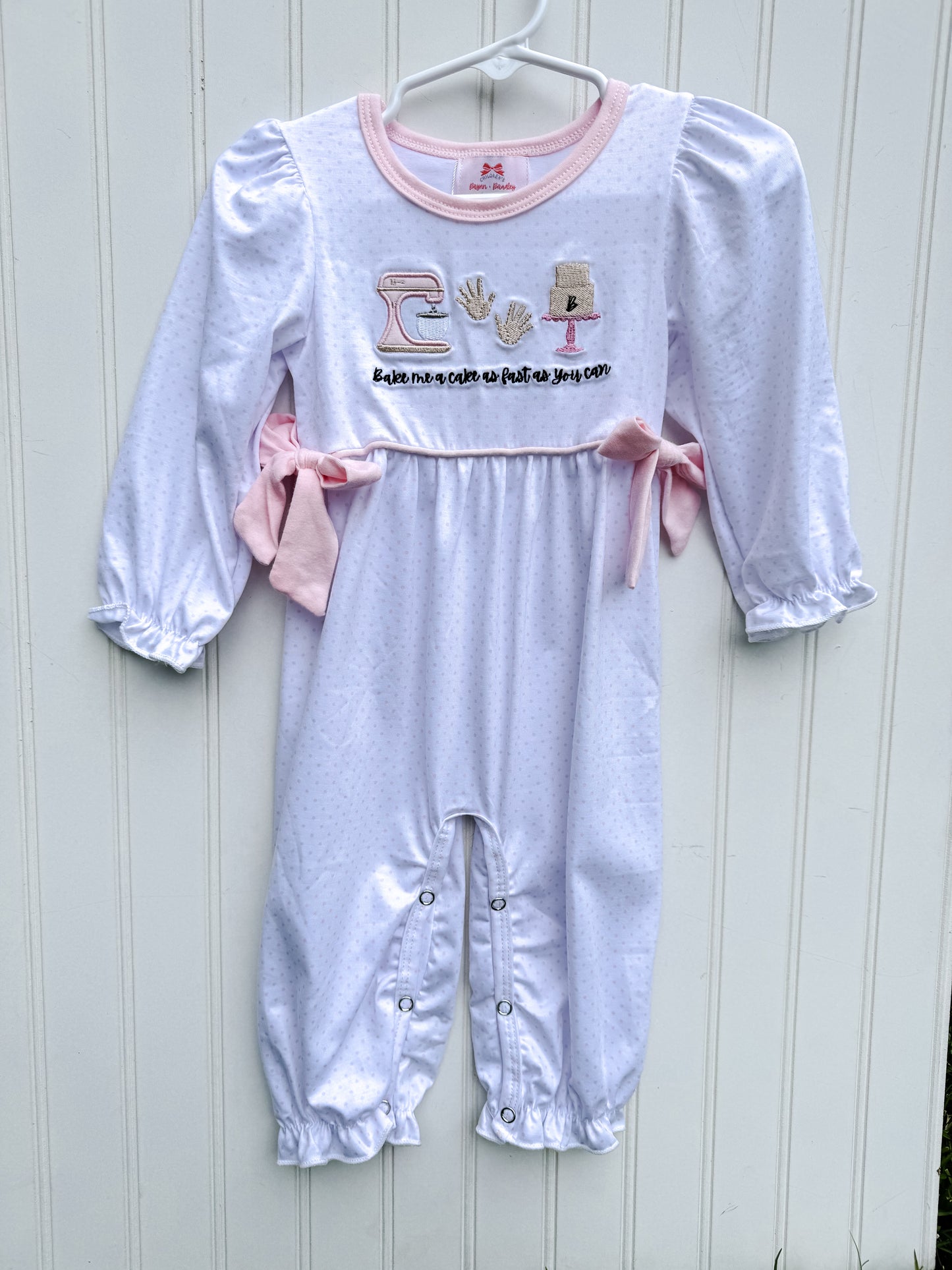 Girl’s Winter Pat-a-Cake Romper