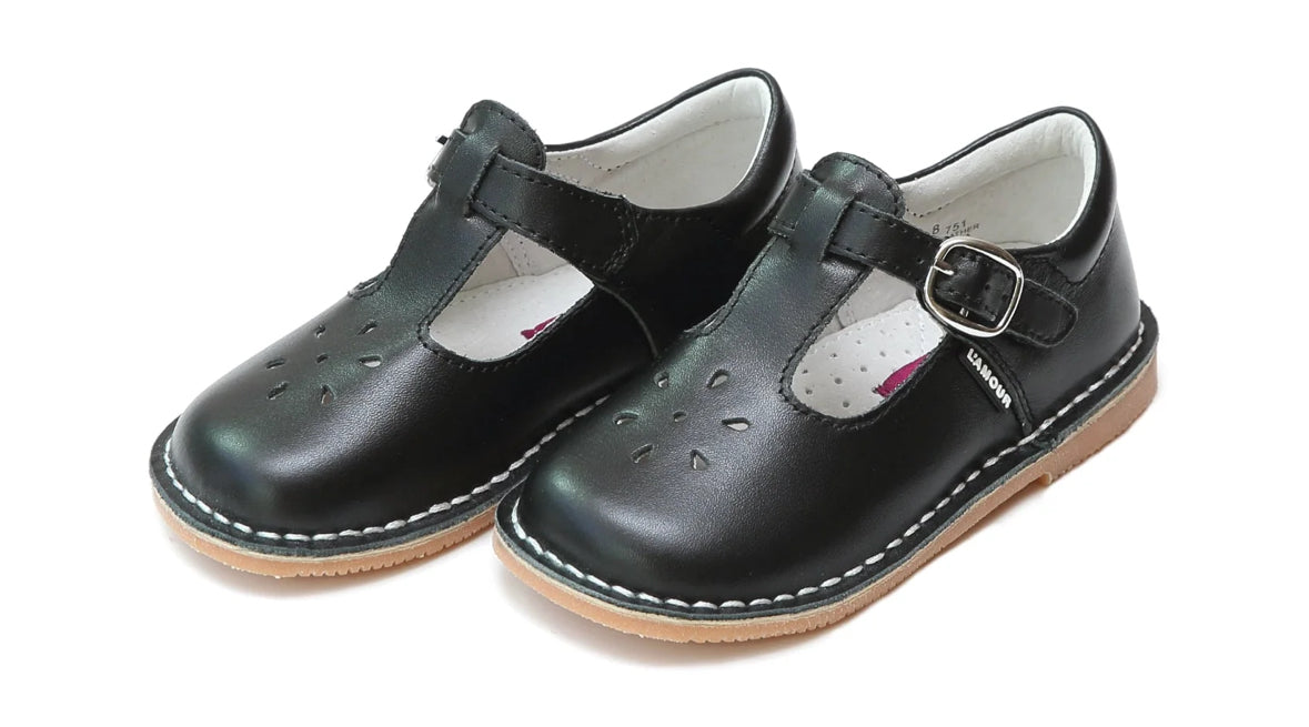Preorder: Joy Classic Leather T-Strap Mary Jane Shoe